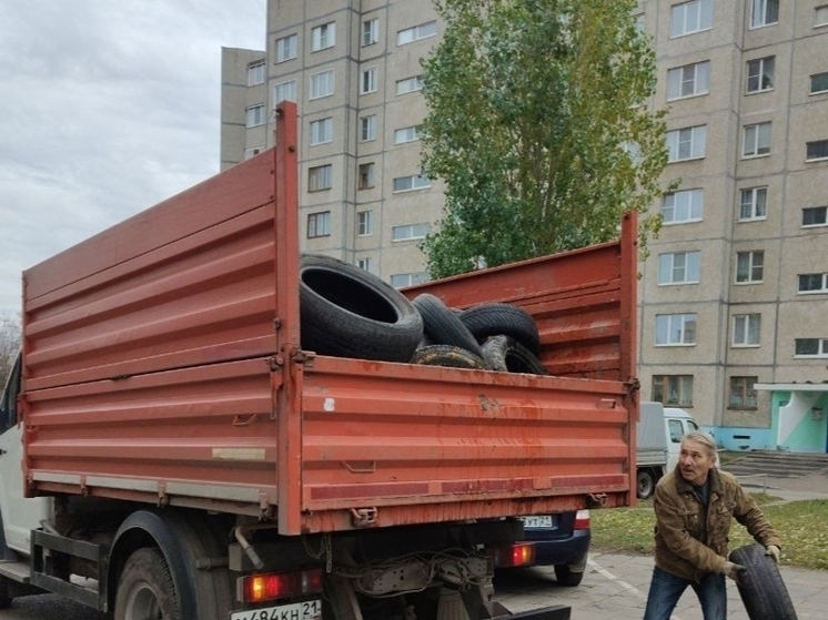 Чебоксарским автолюбителям напомнили, куда девать старые шины