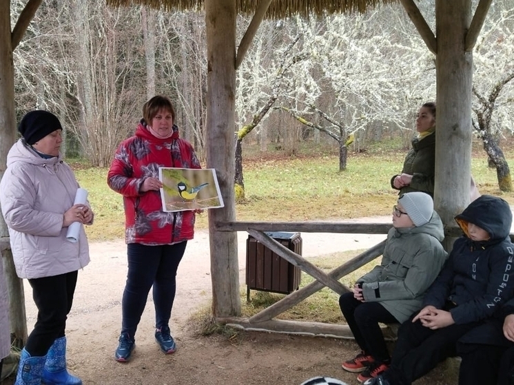В Пушкинском заповеднике встретили Синичкин день