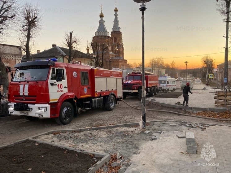 В селе Банищи Льговского района сгорел жилой дом