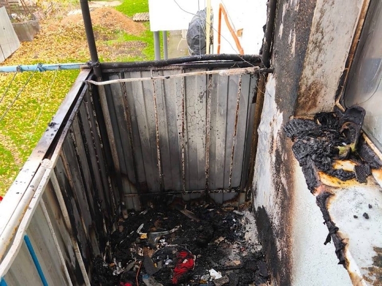 В Ростовской области 9-летний мальчик устроил пожар на балконе