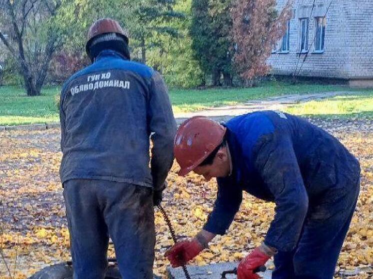 В Любимовке восстановили нормальное водоснабжение