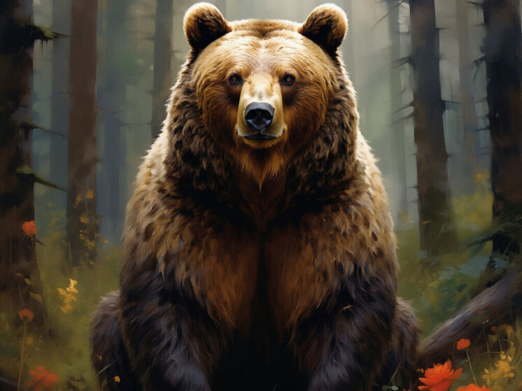 РЕН-ТВ: гималайский медведь вторые сутки не уходит из деревни в Приморском крае