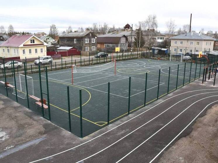 Новая спортивная площадка появилась в Тотьме
