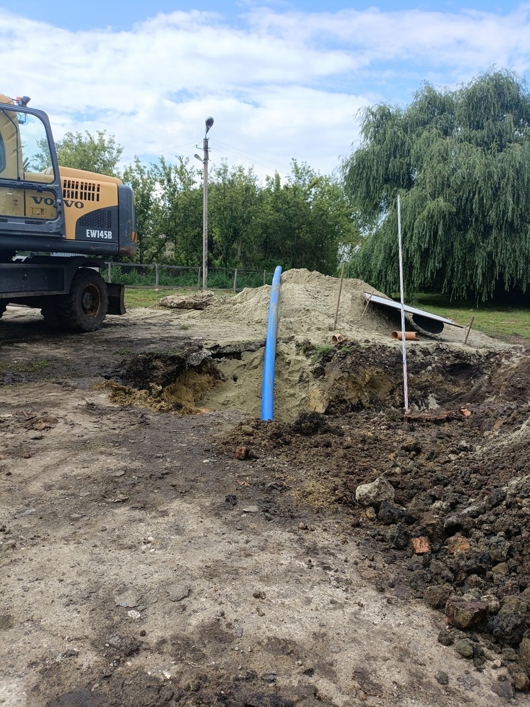 В селе Ермоловка Пензенского района модернизировали систему водоотведения