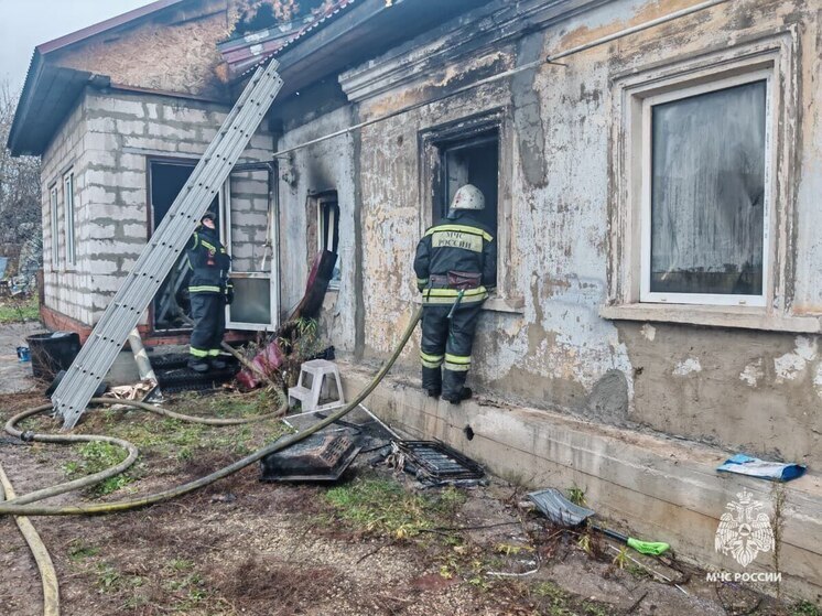 В Туле при пожаре в частном доме погибла 63-летняя женщина