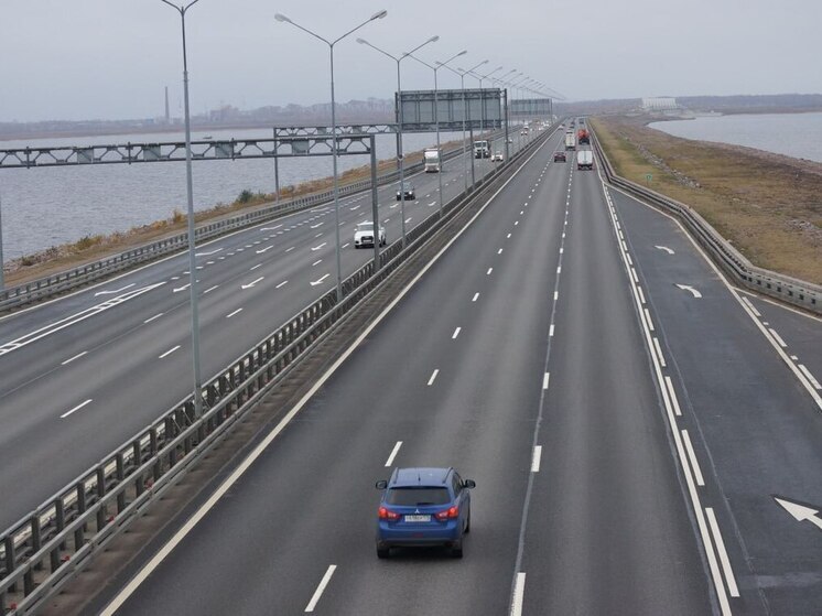 Петербуржцев попросили ездить по КАДу осторожнее в выходные из-за морозов