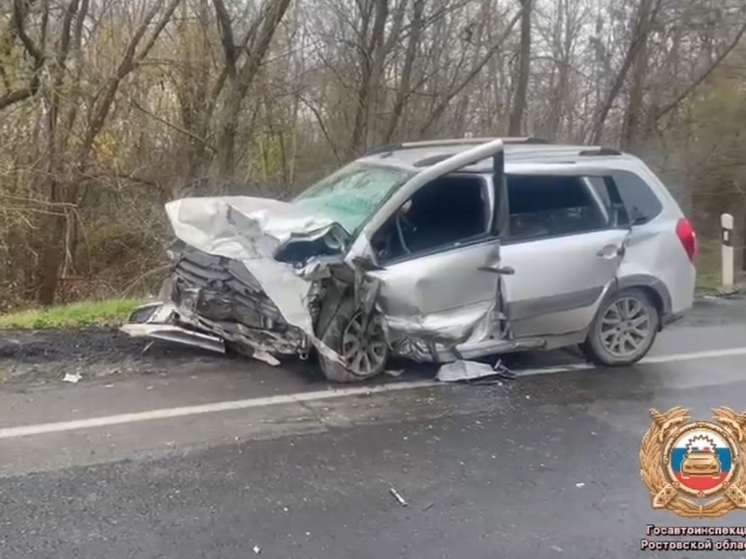  В жестком ДТП с двумя «Ладами Гранта» на Дону один человек погиб и один пострадал