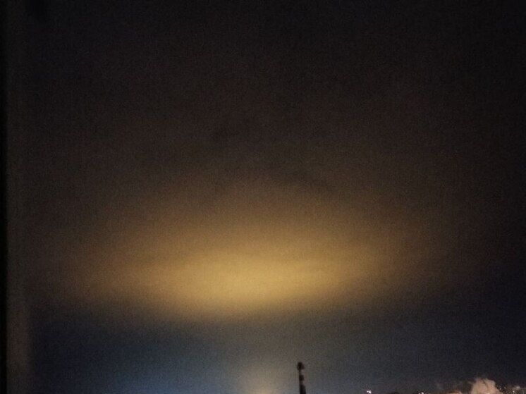 Жуткое зарево в Шилово шокировало воронежцев