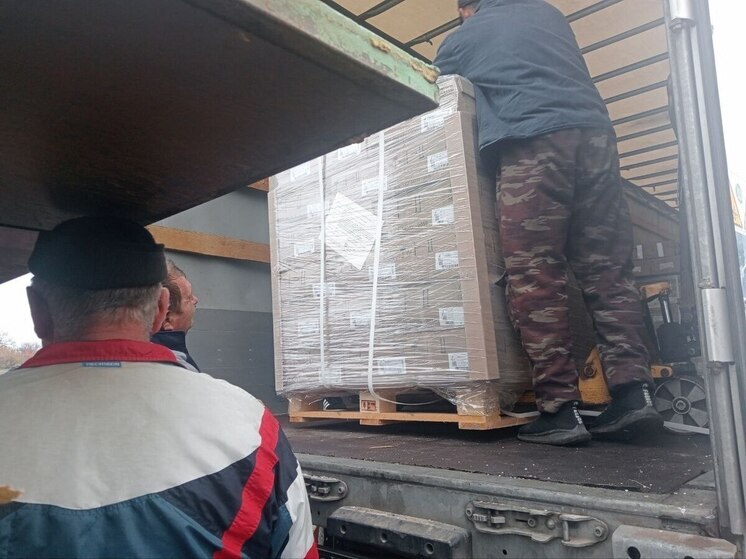 В Великую Лепетиху из Ногинска доставили гуманитарный конвой