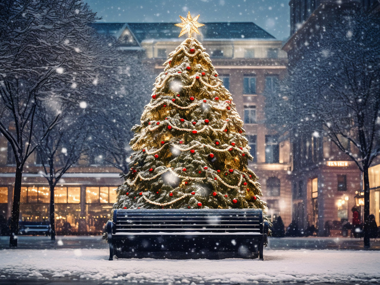 Главную ёлку Красноярска на острове Татышев откроют 26 декабря