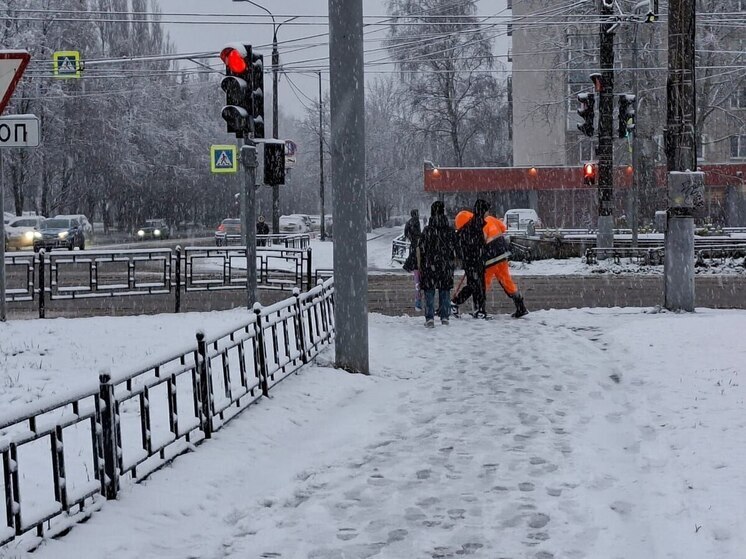 Первый снегопад обрушился на Владимир: коммунальщики вышли на уборку