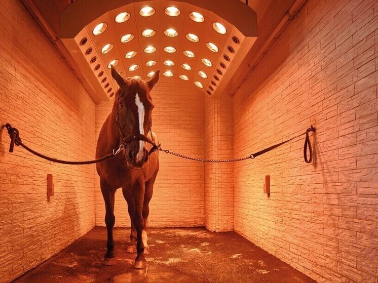 В ивановской спортшколе № 11 теперь есть солярий для лошадей