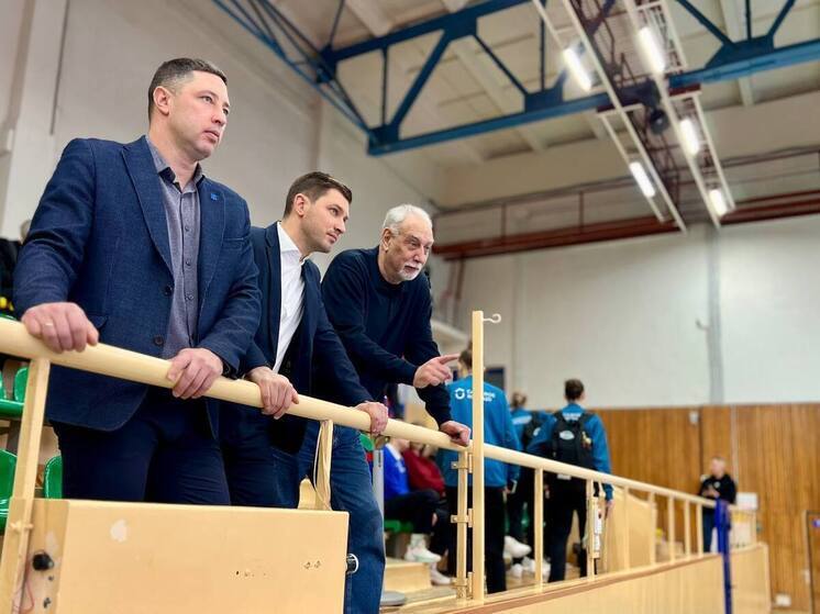 В Обнинске встретили легенду волейбола Александра Савина