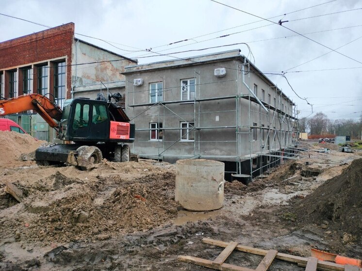 Трамвайное депо в Калининграде ремонтируют к двойному юбилею