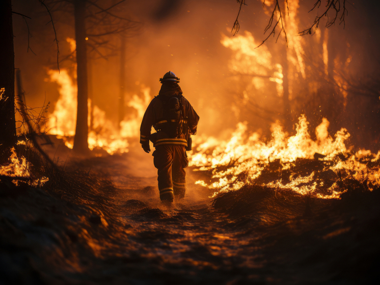 За сутки в Красноярском крае ликвидировано семь пожаров, один человек погиб