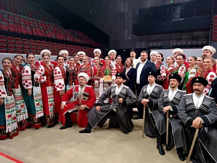 Кубанский казачий хор выступил на закрытии международного турнира в Китае