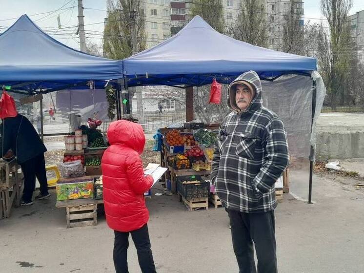 В Курске устроили облаву на нелегальных торговцев