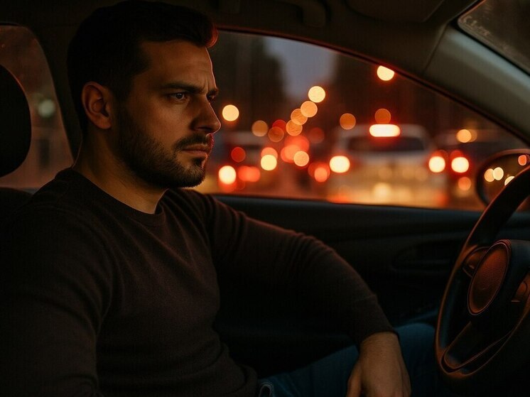 В Рязани засняли мастурбирующего в пробке водителя