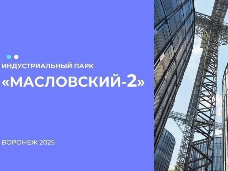 Воронежцы выбирают имя для нового индустриального парка «Масловский-2»