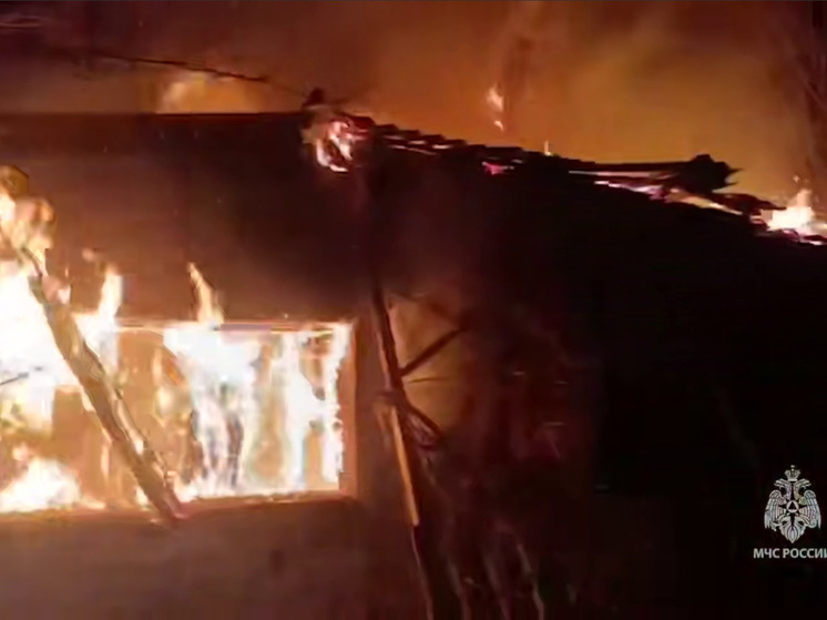 При пожаре в частном доме поселка Северное погиб мужчина