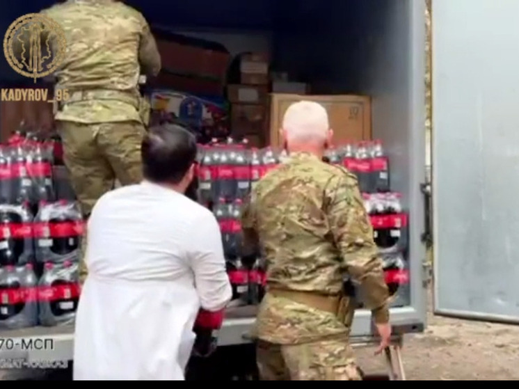 Гуманитарная помощь от фонда Кадырова доставлена военнослужащим в Запорожской области
