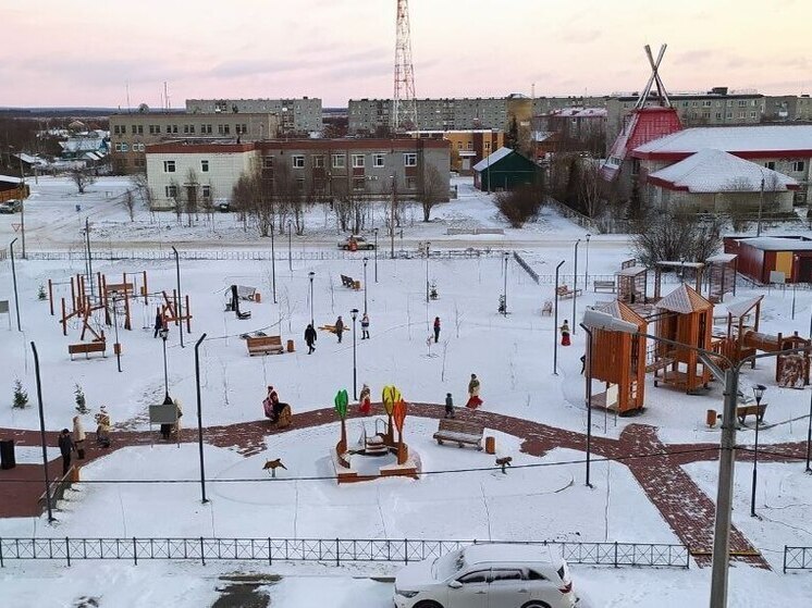 В Ловозере появилось новое пространство для прогулок и отдыха