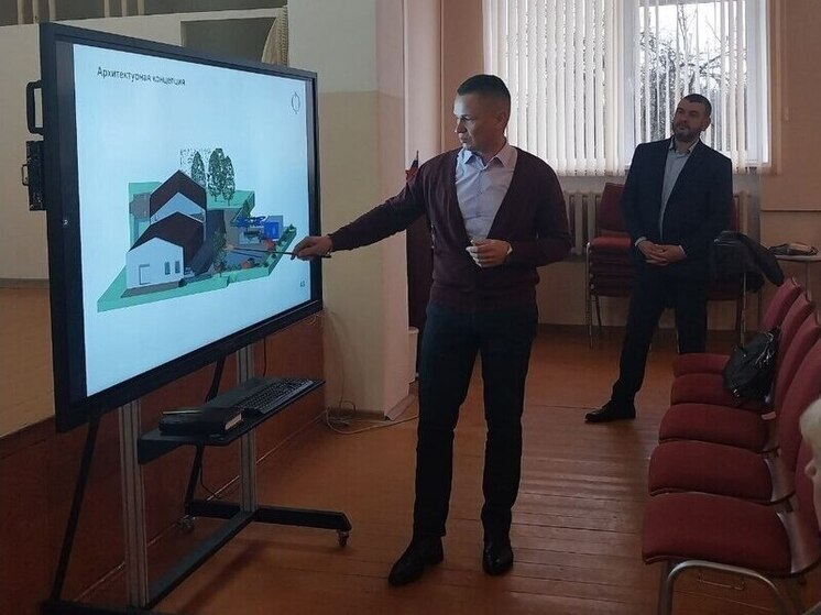 Жителям Крылово показали проект нового Крыловского дома культуры