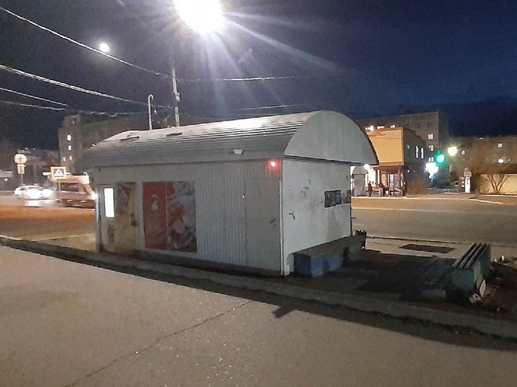 Незаконные киоски и павильоны снесли в Чите