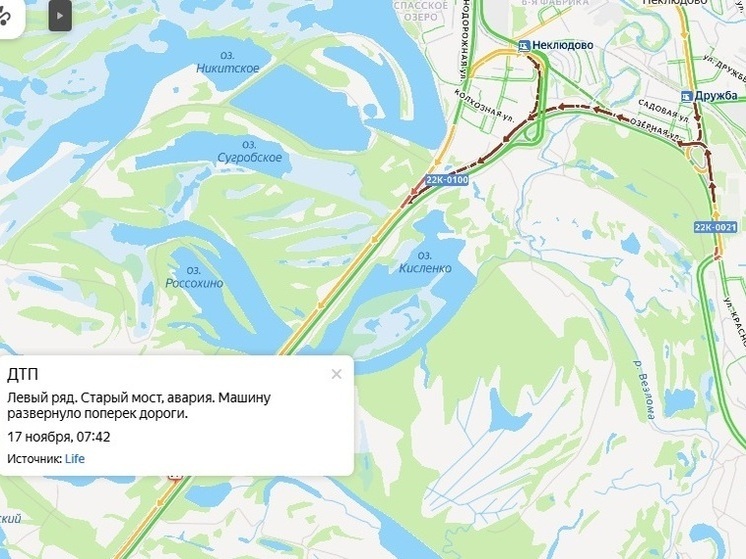 Борский мост снова стоит