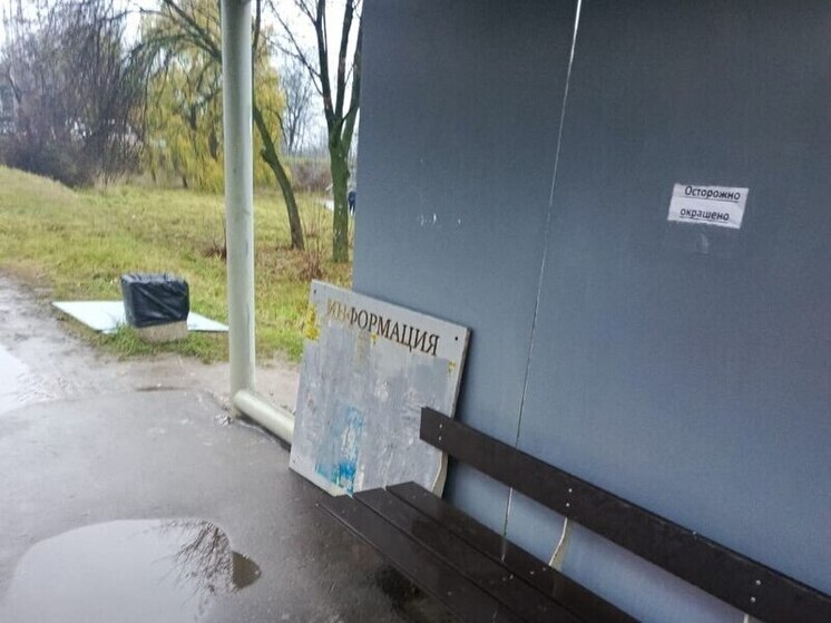 Мигранта задержали за повреждение остановки на улице Спортивной в Рязани