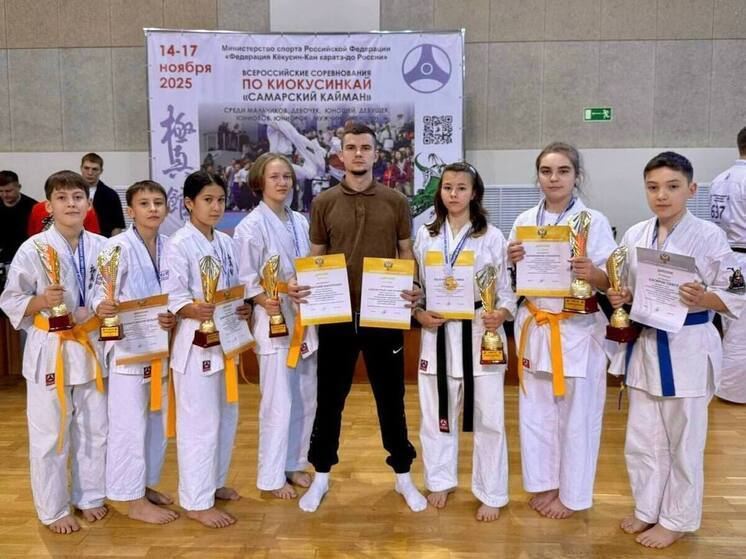 Новоуренгойские звезды киокусинкая собрали «урожай» медалей на турнире в Самаре