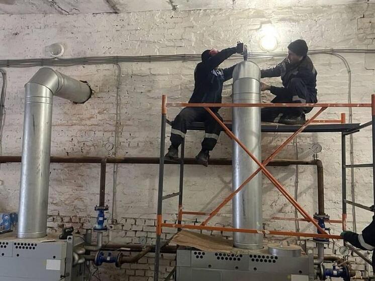 Специалисты из Дагестана смонтировали систему дымоудаления в котельной Тимошевского Дома культуры