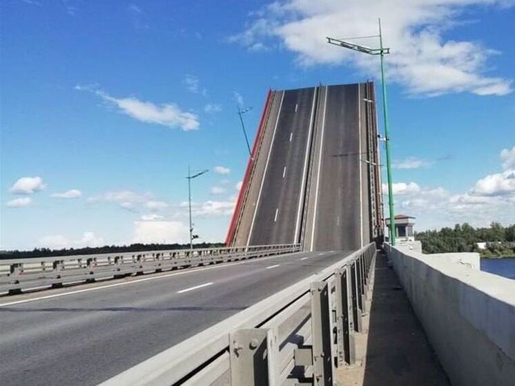 Ладожский мост через Неву разведут утром 18 ноября