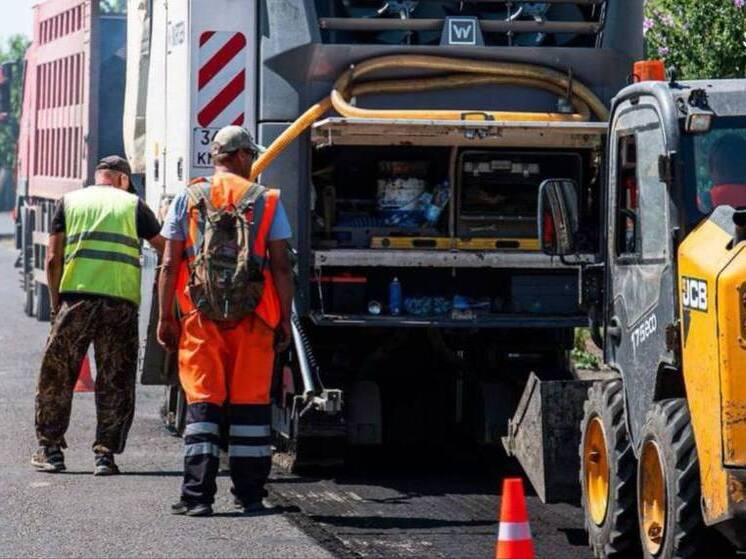 В Геническе Херсонской области стартовали дорожные работы на улице Суворова