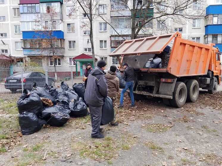 В Курске прошли субботники на улице Менделеева