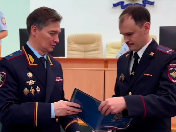 Липецкие полицейские отмечены за доблесть и преданность службе