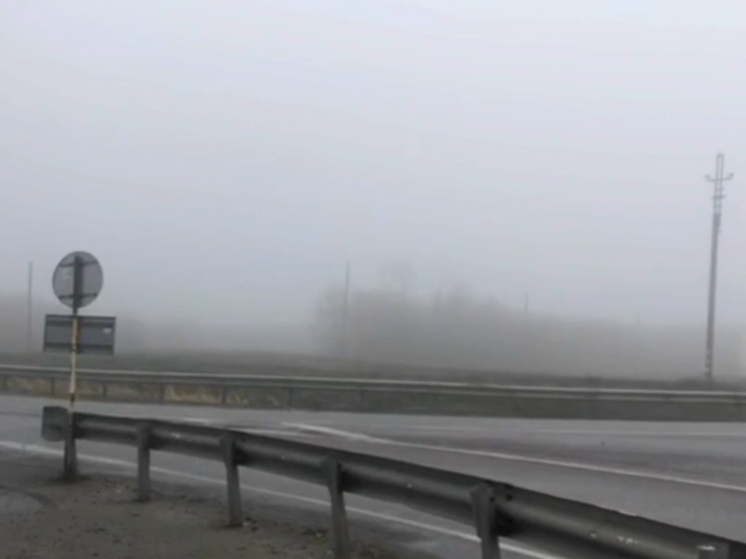 В Ростовской области предупредили о риске ДТП из-за тумана на дорогах