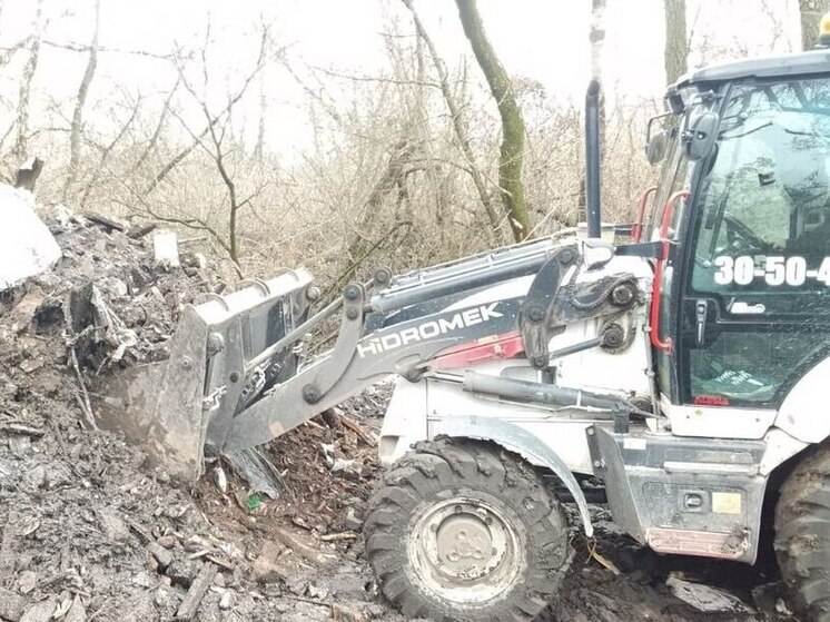 В Курске избавились от очередной стихийной свалки
