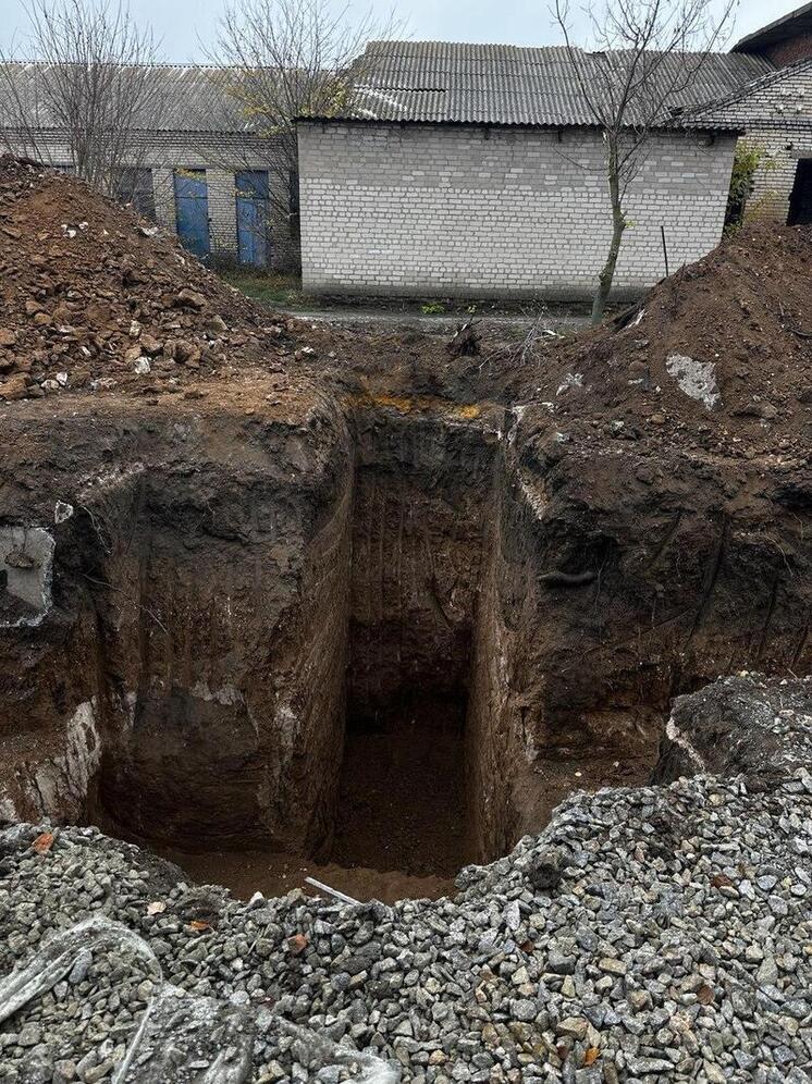 В Новониколаевке завершен этап земляных работ для подвода коммуникаций к новой котельной