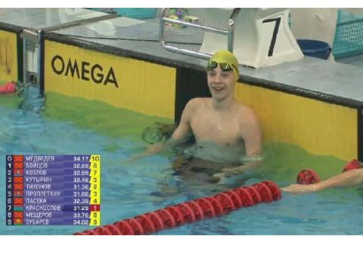 Петрозаводский пловец Глеб Краснослов выиграл золото на престижном Кубке Невы