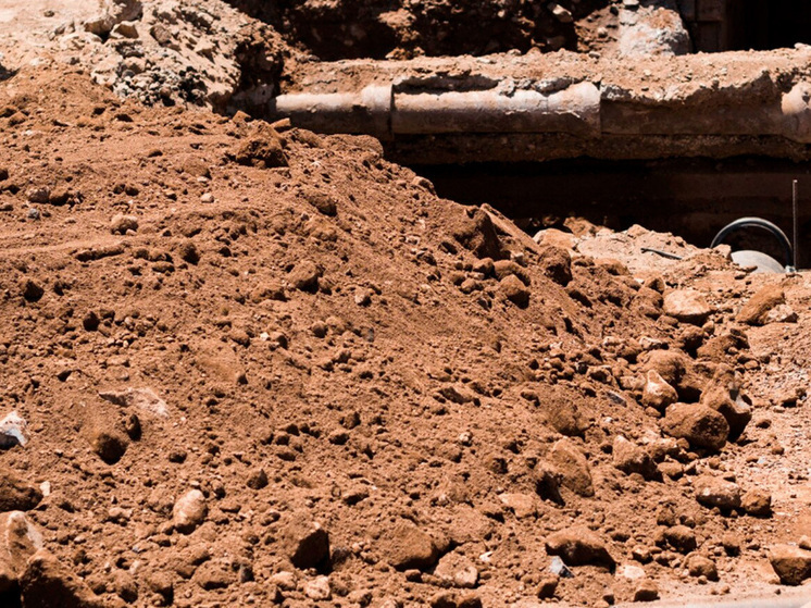 В Липецке начались земляные работы для ремонта водопровода