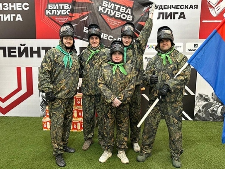 Сотрудники УФСИН поучавствовали в пейнтбольном турнире в Туле