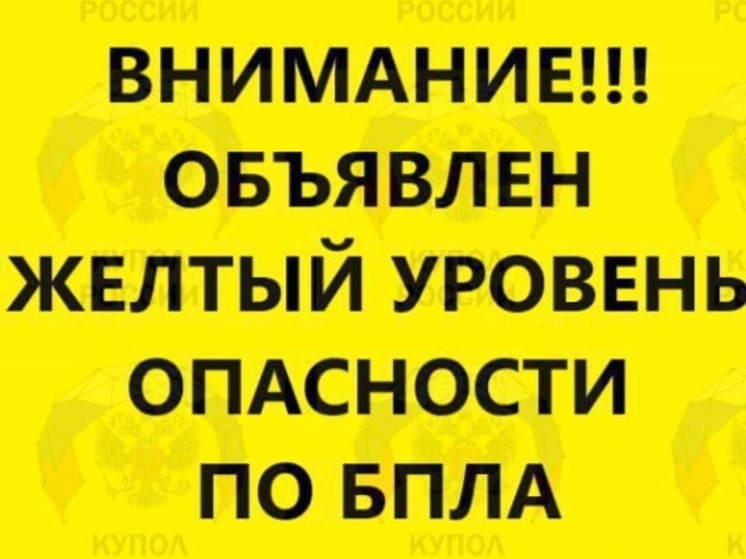 В Ростовской области ночью 17 ноября был объявлен «желтый» уровень угрозы по беспилотникам