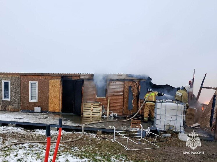 В Заокском районе ликвидировано возгорание в неэксплуатируемом здании