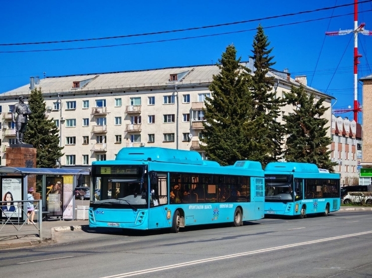 В Архангельске двое пострадали при столкновении автобусов на территории ТК «РИКО»