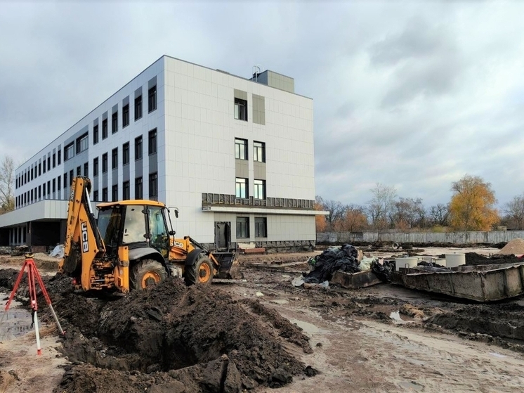 Поликлиника в воронежской Масловке готова на 90 процентов