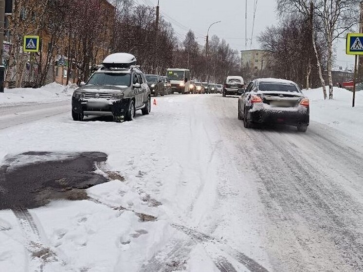 В Мурманске водитель сбил пешехода на нерегулируемом переходе