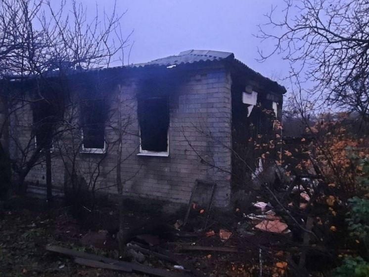 В Ростовской области пенсионер погиб при пожаре в своем доме