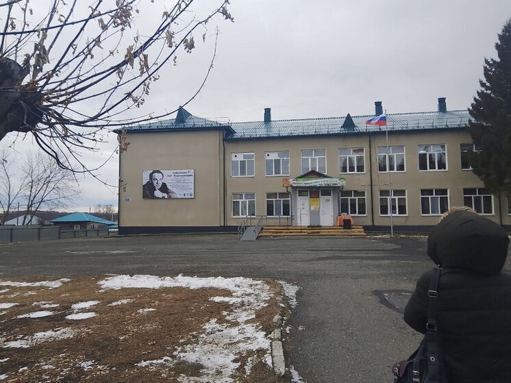 Портрет известного тюменского писателя украсил фасад школы