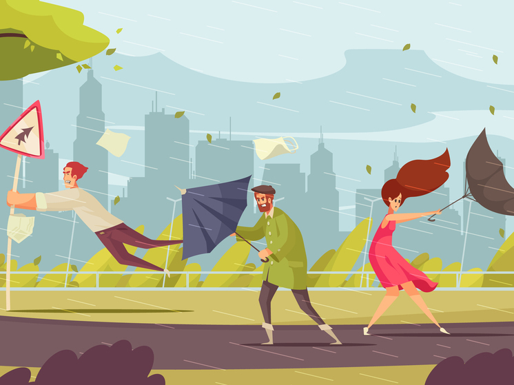 Нижегородцев предупреждают о сильном ветре